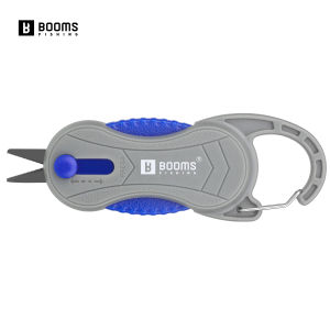 Booms Fishing FR2 Retractable Fishing Line Cutter Stainless Steel Blades for Braided Mono Fluoro Line Cleaning Needle Tool