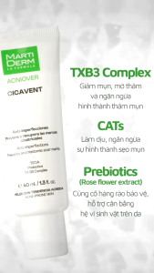 Kem Dưỡng Ngăn Ngừa Mụn Cho Da MartiDerm Acniover Cicavent (40ml)