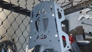 Honda Adv 160 Metal Warrior Steel Flat Bracket Top Box Bracket Made in Thailand (Handrails Retained)