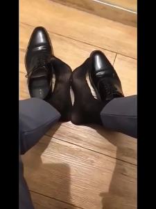 Summer Breathable Anti-Run Business Socks