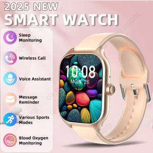 For Men Women Smart Watch 2.01inch HD Large Screen Bluetooth Call Smartwatch Music Fitness Tracker Sports Watches Health Monitor