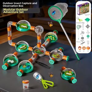 Telescopic Microscope Scientific Toy for Outdoor Exploration and Insect Observation