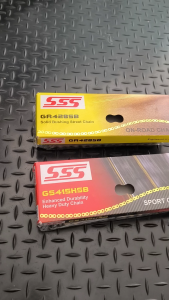 Rantai SSS HSB 415 428 130 Gold Original