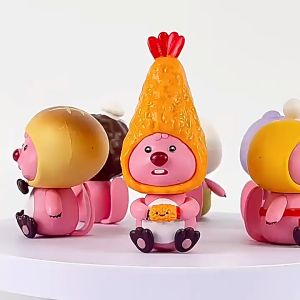 Set 6 mô hình nhân vật LOOPY phiên bản rau củ siêu cute 2024