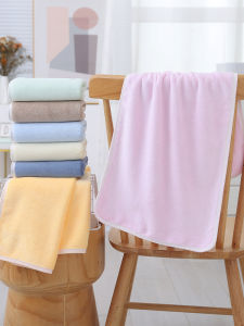 Thickened Coral Fleece Baby Towel Absorbent Bath Towel for Boys And Girls Small Size Infant Towel Home Swimming Pool Beach