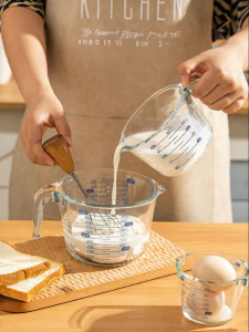 MODERN SWEETHOME | Baby-friendly Food Grade Baking Measuring Glass Cup