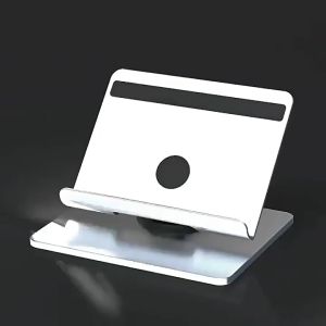 Giá để điện thoại máy tính bảng nhôm gấp gọn đế xoay 360 độ