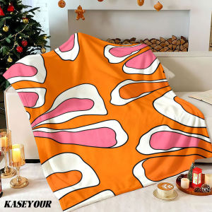 Beast Kingdom | Vibrant Pop Abstract Shape Winter Summer Flannel Blanket Throw Fleece Soft Fuzzy Plush Cozy Fleece Blankets for Sofa Ideal Gifts