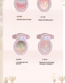 Colorrose Embossed Powder Blusher Matte Gradient Shimmer Blue Pink Natural Girlish Makeup Blush Pearlescent Highlight Cheek. 