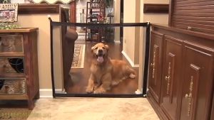 Dog Gate Safe Guard Pet Dog Safety Enclosure Dog Fences Cage Home railing isolation Puppy Gate