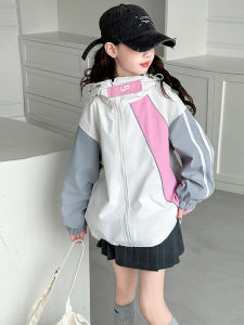 MPW | เสื้อแจ็คเก็ตผู้หญิงฤดูใบไม้ผลิและฤดูใบไม้ร่วง 2025 ใหม่ ขนาดกลางและใหญ่ เสื้อคลุมกันหนาวแบบลำลอง แจ็คเก็ตเด็กผู้หญิง แฟชั่น ลำลอง ทันสมัย ​​เสื้อคลุมกันหนาว