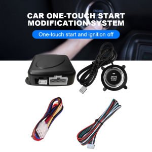 [Free Shipping] ระบบเตือนอัจฉริยะรถยนต์ 12 โวลต์ Push Engine Start Stop Button Lock Ignition Immobilizer พร้อมระบบเข้าไปแบบไร้กุญแจระยะไกล