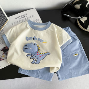 Toddler Baby Boy Girl Clothing Sets Summer Children Cartoon 2pcs Outfits T-shirt+Shorts Suits Kids Casual Infant Tracksuit