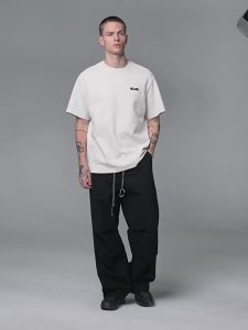 CHINISM | Large Back Logo Cotton T-shirt