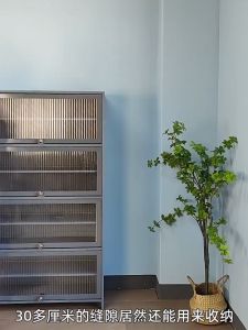 ชั้นวางของในครัว 3/4ชั้น ตู้วางของ ครัวตู้กับข้าวพร้อมประตูตู้ ตู้เก็บของชั้นวางอุป ชั้นวางอเนกประสงค์ ชั้นตู้วางของ ตู้เก็บของอเนกประสงค์