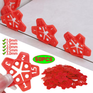 50 PCS/packet Floor Tile Leveling Device with Cross Tile Plastic Colloid Slot Clamp Wall Tile Tile Positioner