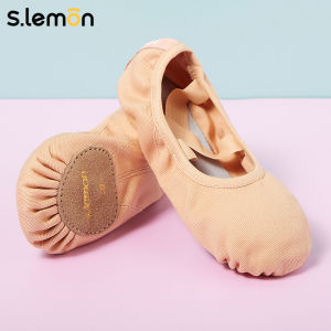 s.lemon | Soft Bottom Dancing Shoes Elastic Cloth Ballet Shoes
