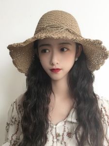 Mũ Rơm Đi Biển Có Thể Gập Lại Cho Nữ Mũ Che Nắng Đi Biển Mùa Hè Mũ Rơm Dệt Bằng Rơm Mũ Đi Biển Đa Năng Mũ Đi Biển Cho Nữ