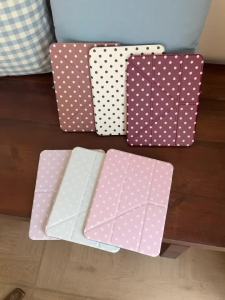 Polka Dot Pattern Case for IPad 10th 10.9 A16 11th Air 11 13 Pro 11 12.9 13 M4 Mini 7 6 9/8/7th 10.2 6/5th 9.7 with Pen Holder