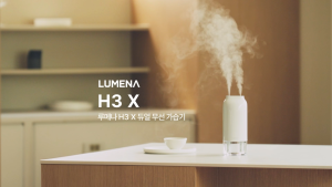 [LUMENA] H3X Portable Desk Humidifier | Wireless Dual Cool Mist | 700ml Top Fill Rechargeable | Bedroom Night Light