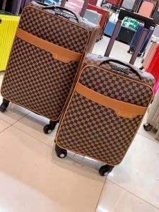 New Fashionable Cartoon Alloy Aluminum Frame Luggage Carry-On Suitcase with Zipper Password Lock Business Travel Bag