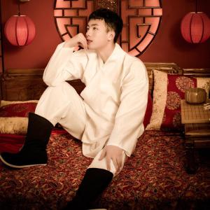 Mens and Womens Couple Inner Close-Fitting Hanfu Pants