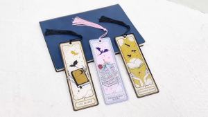 Dragon Knight Story Bookmark Acrylic Bookmark Reading Supplies Exquisite Silky Tassels Perfect Birthday Gift for Book Lovers.