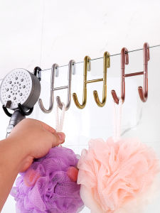 Stainless Steel 304 Hooks for Kitchen Bathroom Shower Room Glass Door No Drilling Required Multi Functional Towel Clothes Hook