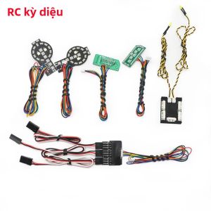 Hệ Thống Đèn LED Cho Xe RC 1/10 TRX4 TRX-4 2021 Bronco Xe Bánh Xích Bộ Đèn Trước & Sau Với Đèn Xi Nhan Và Đèn Phanh