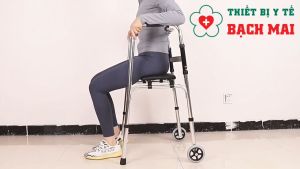 Khung Tập Đi Có Ghế Ngồi - Xe Tập Đi Cho Người Già Hàng Nhập Khẩu Mẫu Mới 2024