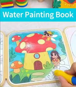 10 Pages Magic Coloring Book For Kids Magic Pen Drawing Book Kids Painting Toys Magic Water Drawing Book