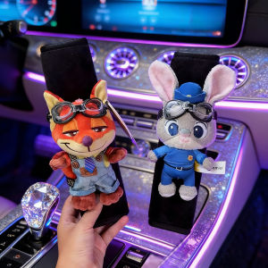 JOYCS | Cartoon Couple Car Seat Belt Shoulder Pads