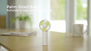 Jisulife FA20 Mini 2000mAH Handheld Fan USB Rechargeable Portable Small Hand Office Cooling Fan Battery (2000mAh)