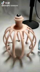 Massage đầu bạch tuộc cây massage đầu dụng cụ massage đầu 12 chân giúp thư giản giảm stress đau đầu - Happy Home 4U
