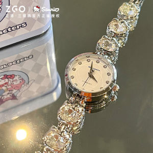 【Quality Watch Clearance】Sanrio collaborates Hello Kitty mermaid  girls watchfashion niche light luxury lifestyle waterproof birthday gift #2181