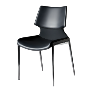 เก้าอี้ทานอาหารแบบมินิมอลอิตาเลียน ดีไซน์เนอร์ แบบยูนิฟอร์ม หนังสาน สำหรับบ้าน โรงแรม ร้านอาหาร ร้านกาแฟ ร้านอาหาร