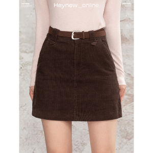 loveheynew | Chân Váy Cao Waist Vintage Chất Liệu Corduroy
