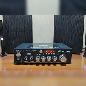 แอมจิ๋ว 800W 2 ช่อง ขยายเสียง 12v แอมป์จิ๋ว ขยายเสียง เครื่องขยายเสียงบลูทู แอมจิ๋วบลูทูธ สเตอริโอเครื่องขยายเสียง HIFI FM USB SD Card