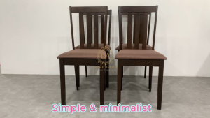 P33 simple & minimalist 4pcs dining chairs/ kerusi makan