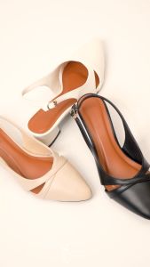 Sepasang Collection Geona Mules Heels Wanita 5 Cm