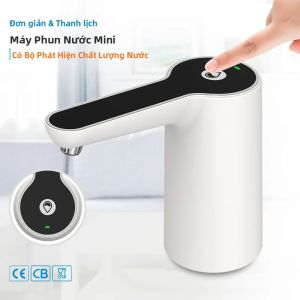 Máy Bơm Nước Khoáng Đóng Bình Tích Hợp Hệ Thống Sạc Tự Động Cho Máy Cấp Nước Gia Đình