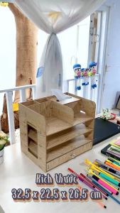 Kệ tài liệu để bàn làm việc lắp ghép đa năng - B07