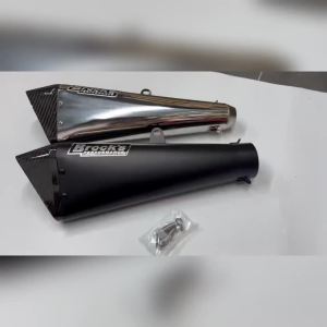 Universal 51mm/60mm motorcycle exhaust modification carbon fiber exhaust muffler For Hayabusa BROCK GSX1300R GSX1000 ZX14R