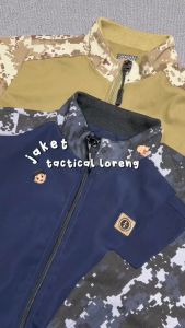 Forgotten Sky Jaket Anak Tactical Loreng Bahan Baby Kanvas Premium Jaket Anak Laki-laki Perempuan Usia 1-10 Tahun