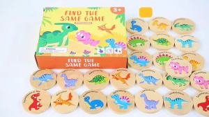 Montessori Puzzle Matching Toy Cognitive Memory Find The Same Focus Fraining Thinking Board Game Educational Toys For Children