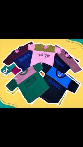 Kaos anak distro 50rb 5 Pcs baju pria / wanita murah Baju Fashion Katun Santai Polos