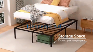 【24 Hours Shipped】Royal Minimalist Iron Bed Frame Premium High Load Bearing Single/Double/Queen Bed Sturdy