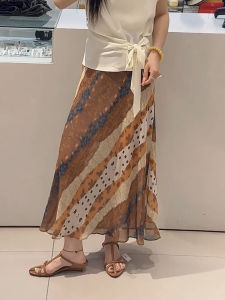 MANMI | Chân Váy A-Line Giảm Cân Phong Cách Retro