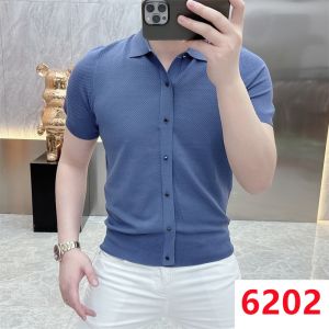 เสื้อยืดคอโปโลแขนสั้นผ้าไหมน้ำแข็งทรงสลิมฟิตสำหรับผู้ชาย ทรงหลวม แขนสั้น ฤดูร้อน 2025 เสื้อยืดคอโปโลผ้าไหมน้ำแข็งสำหรับผู้ชาย