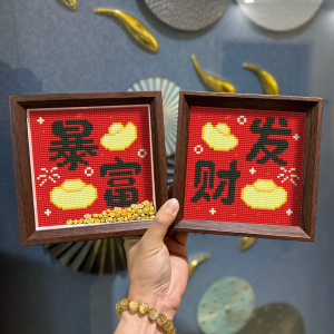 Diamond Painting 2025 Phong Cách Mới Cho Người Đàn Ông Lộc Bạc Đính Kim Cương Tựa Phim Đồ Hoàn Thành Nhanh Đính Kim Cương Thảm Trang Trí